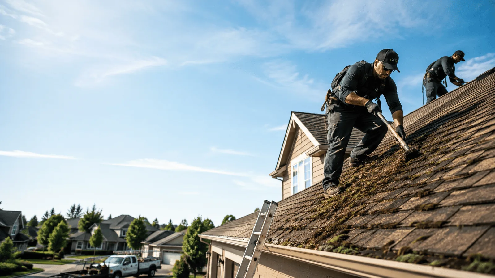 Roof Moss Removal in Dunlap, CA near me